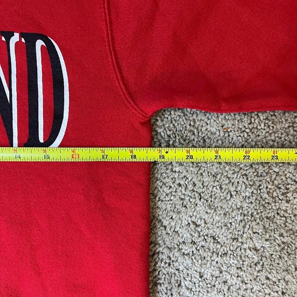 Vintage University of Maryland Red MV Sport Crewneck S - Picture 5 of 6